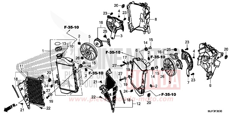 KUEHLER von Africa Twin PEARL GLARE WHITE (NHB53H) von 2017